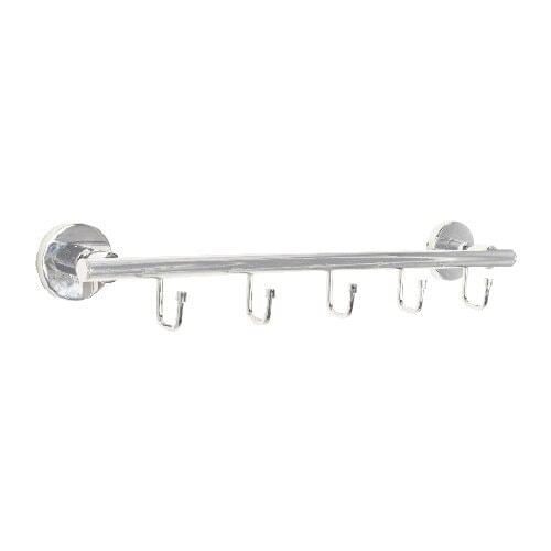 Steel Bathroom Flora 5 Li Robe Hook
