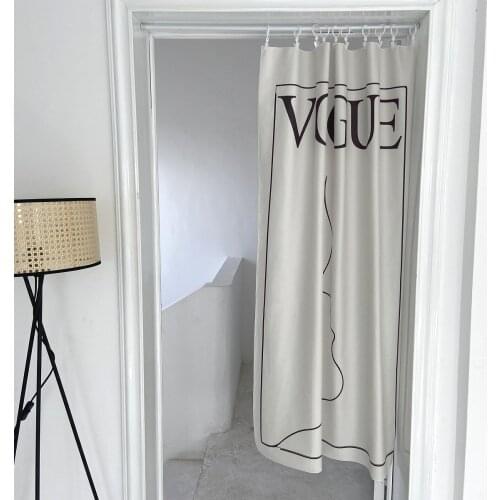 Ins Korean Style Background Cloth Bedroom Curtain Hanging Cloth Art Fresh Wall Decoration Tapestry Simple Photo Telescopic Rod