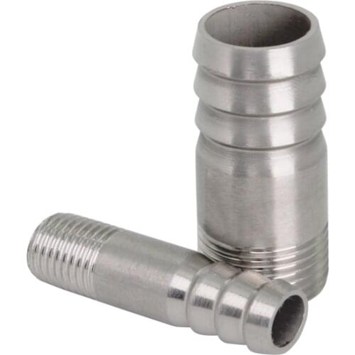 1/4" to 2" Stainless Steel 304 Hosetail Tube Sanitary Thread Barbhose Pipe