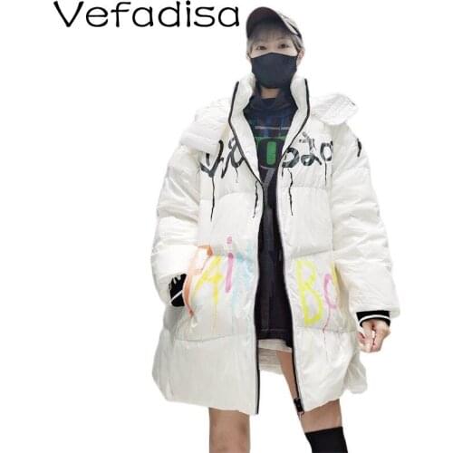 Женские модные пуховики Vefadisa China At AliExpress