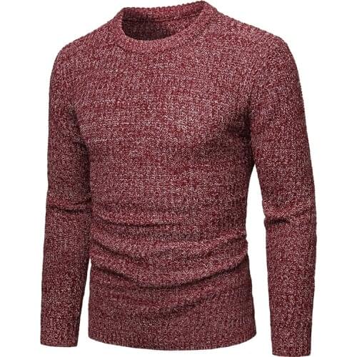 Luulla Men 2020 Spring Casual 100% Cotton Warm Sweater Pullovers Men Autumn Fashion 3D Geometric Soft Sweater Jumpers Men Plus