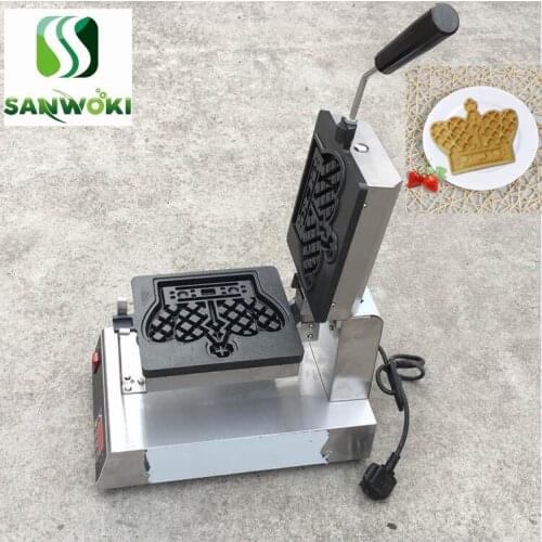 Rotatable DIY Crown Shape Waffle Mould Cake Baking Dish waffle toaster Waffle cake making machine Bubble Egg Cake Oven