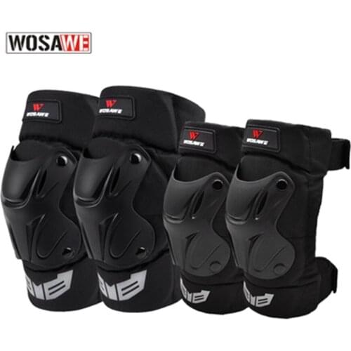 Anti-fall Motorcycle riding Knee Elbow Protector Racing Knee Guard Knee Pads Elbow Skating Motocross Sports 4pcs/set Protective