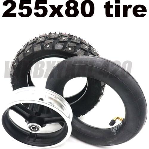10 inch 255x80 Tire Inside Outside Tire Off-road Snow and Ice Tire for Electric scooter Speedual Grace 10 Zero 10X Kugoo M4