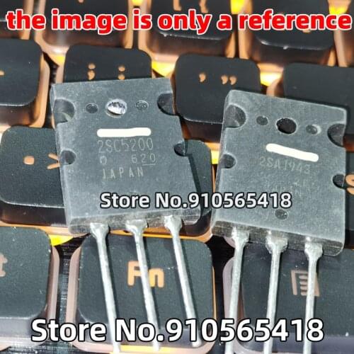 10PCS ( 5PCS 2SA1943 +5PCS 2SC5200 ) TO-3PL pairing tube A1943 C5200 Original disassembler IC Audio amplifier