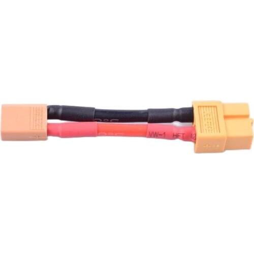 2 Sets Male XT30 to Female XT60 Connector Adapter 12AWG 40mm