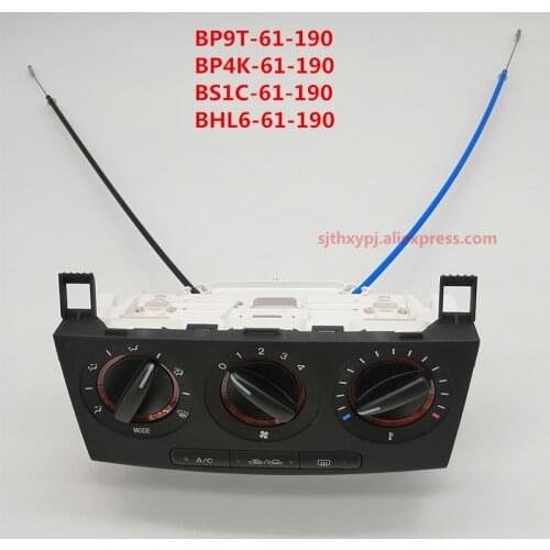 Automobile air conditioning control panel operating mechanism for Mazda 3 BK Air conditioning knob switch BP4K BP9T BS1C-61-190