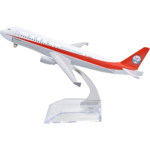 TANG DYNASTY(TM) 1:400 16cm Air Bus A320 China Sichuan Airlines Metal Airplane Model Plane Toy Plane Model