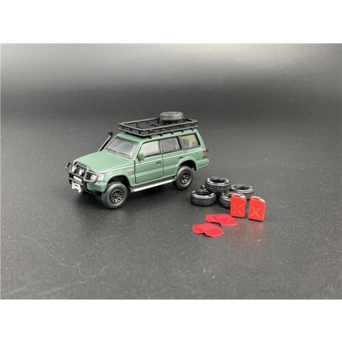 BMC 1/64 Scale Diecast car Model Mitsubi*shi Pajero 2nd Gen Green Toy Collection