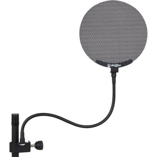 MA019B Professional Acoustic Metal Mesh Pop Filter Microphone Studio Shield Portable Vocal Booth Recording Wind Screen