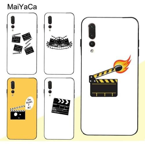 MaiYaCa Clapper board Film Movie maker Case For Huawei P30 P20 Pro P10 P40 Lite Mate 20 30 10 Lite P Smart Z 2019