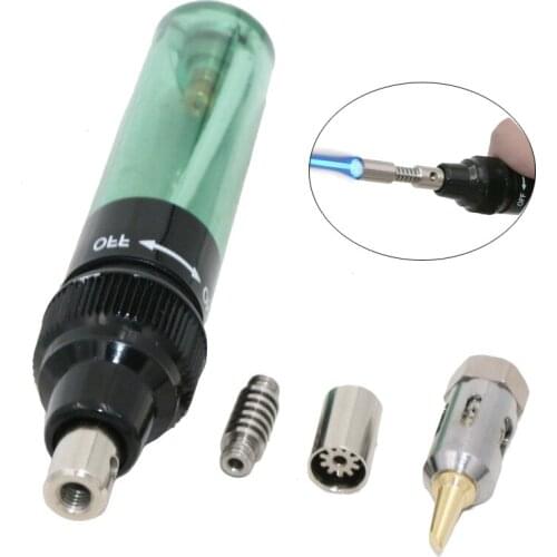 Multi-function Gas Soldering Iron Adjustable Temperature Cordless Welding Pen Iron Welding Soldering Irons