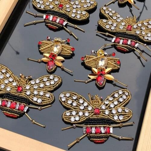 Fashion hot style manual nail bead insects patch clothes bag jewelry DIY supplies the cicada locust patch