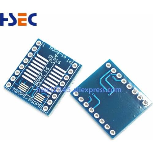 MSOP8 SSOP8 SSOP16 SOP16 SOP8 to DIP16 adapter IC socket adapters to dip8 for RT809F RT809H EZP2019 TL866ii plus Programmer