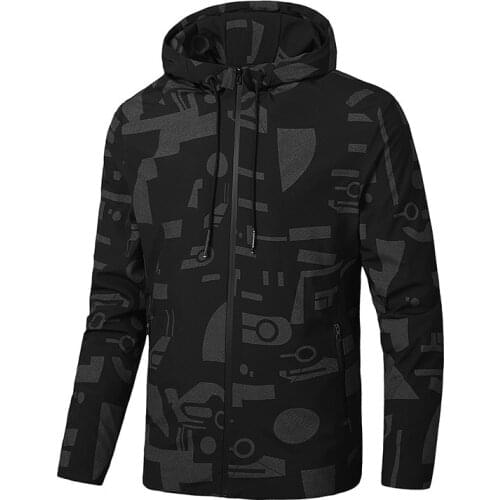 2020 New Autumn Men Jacket Casual Outwear Coat Top Mens Windbreaker hoodies fashion Streetwear brand clothing Plus size L-8XL