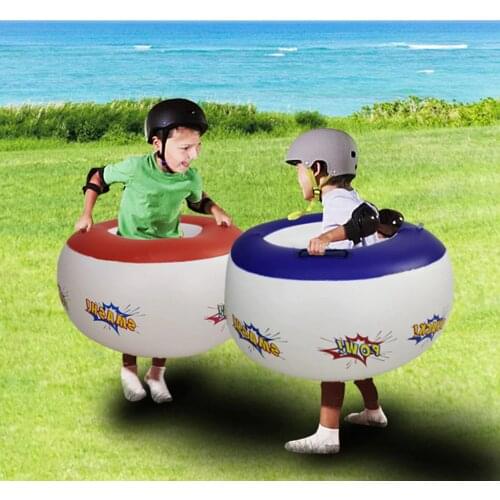 2 Pieces Kids Body Inflatable Balls Bumper Soccer Game Supplies Motor Skills