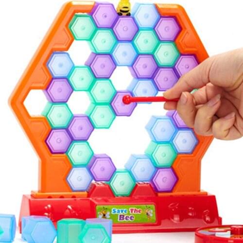 Saving The Bee Demolition Board Game Parent-child Interactive Game Early Education Hand-eye Coordination Toys For Kids Gift