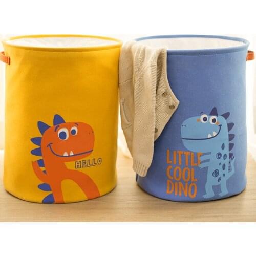 New Children Room Storage Basket Cartoon Storage Bags Kids Toy Storage Bag Drawstring Beam mouth Clothes Laundry Bag Organizer