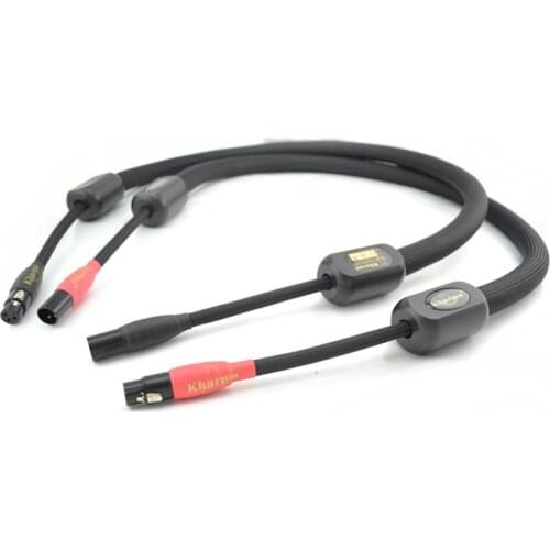 Pair hifi audio KIC-GR-1B Grand Reference Interconnect with XLR plugs connector hi-end XLR extension cable
