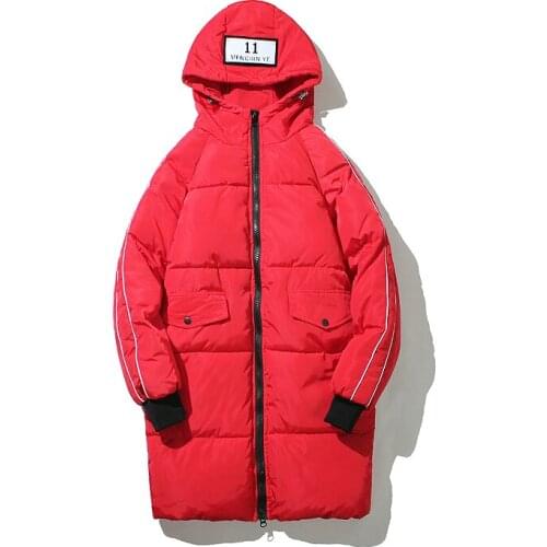 Long Hooded Winter Men Jacket Thick Hat Parka Coat Women Quilted Teen Couple Clothes Big Size 4XL 5XL 8081