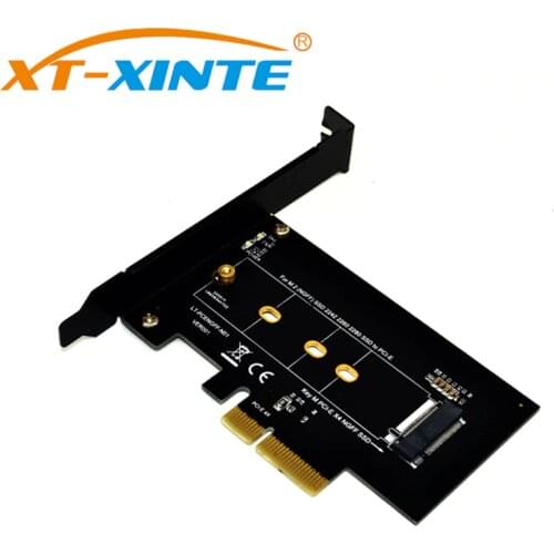 PCI-Express PCI-E 3.0 X4 to M.2 for NGFF M Key Slot Converter Adapter Card M2 for Nvme PCIE SSD Riser Card for Desktop 2280 2230