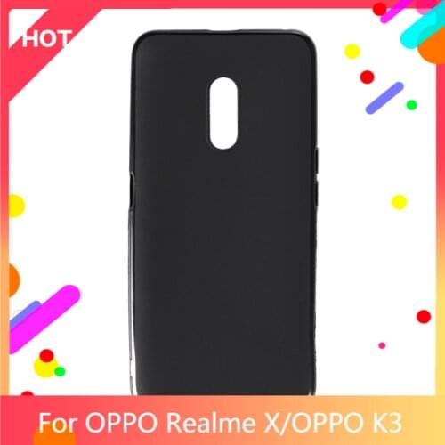Realme X Case Matte Soft Silicone TPU Back Cover For OPPO K3 Phone Case Slim shockproof