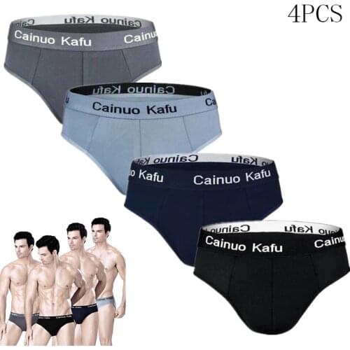 2021 New Mens Cotton Underwear Mens Panties Large Size L-5XL Underpants Male Comfortable Panties Sexy Men Shorts Briefs Hot