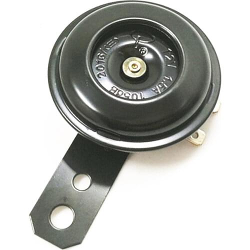 EAFC Universal Motorcycle Electric Horn kit 12V 1.5A 105db Waterproof Round Loud Horn Speakers for Scooter Moped Dirt Bike ATV