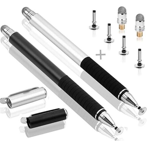 Universal Capacitive Stylus pen , Disc Stylus Touch Screen Pens For Iphone Samsung Xiaomi High Precision Capacitive Fiber Pen