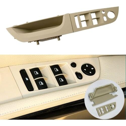 Car Interior Inner Door Handle Panel For BMW E90 E91 3 Series 2004-2012 Sedan Pull Trim Cover Car Accessories