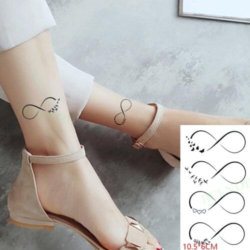 Waterproof temporary tattoo sticker notes bird butterfly love tattoo flash pattern fake tattoo man woman fake tattoo art