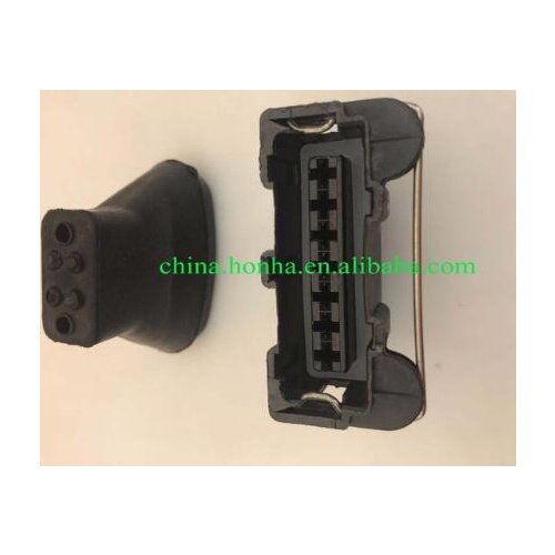 10/20/30/50/100pcs/lot 7 Pin/Way Female Junior Power Timer wire harness onnector Plug With Rubber Boot For Bosch