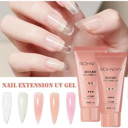 15ml/30ml UV Gel for Nail Extension Acrylic Crystal Jelly Soak Off UV Extend Gel Nails Art Painting Gel Manicure Tools Varnish