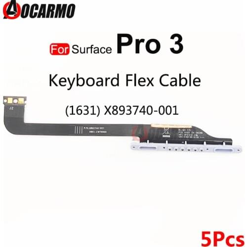 5Pcs Magnetic Keyboard Flex Cable For Microsoft Surface Pro 3 1631 X893740-001 Replacement Parts