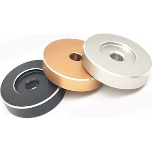 45 RPM Adapter Aluminum 7 inch Vinyl Record Dome 45 Adapter for turntables