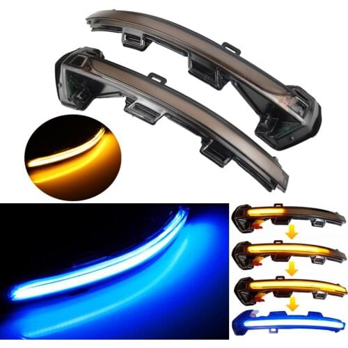 For VW Volkswagen Golf 8 GTI R GTE GTD MK8 2020 2021 Car LED Dynamic Turn Signal Light Side Mirror Sequential Blinker Indicator
