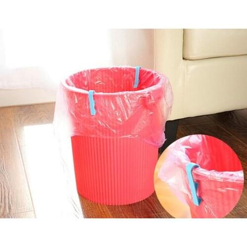 Free Shipping 4000Pcs Universal Trash Bag Fixed Clip Waste Basket Rubbish Bin Garbage Can Clamp