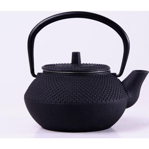 Tea set small particles kung fu teapot iron pot cast iron pot cast iron pot colander 300ml