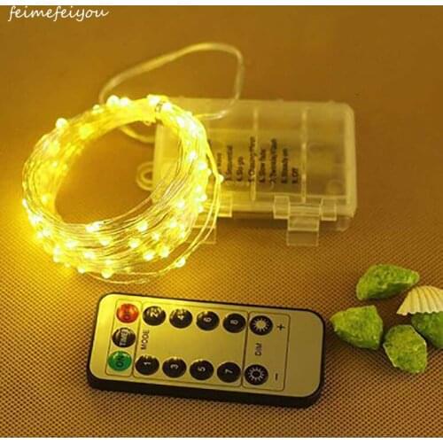 Feimefeiyou LED String Lights With Transparent Wire