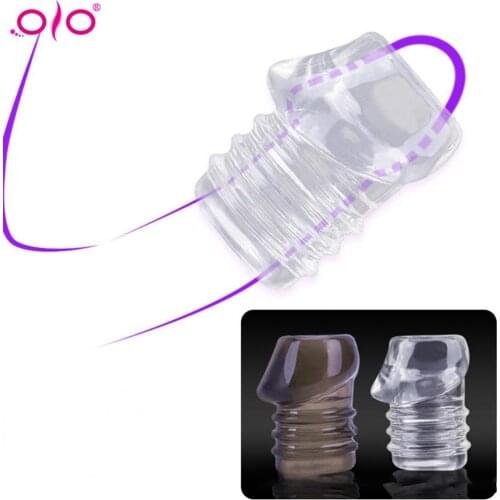Foreskin Ring Good Elasticity Fast Adaptation Silicone Delay Ejaculation Lock Ring for Bedroom