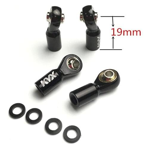 Kyx M4 BENT ball ends rc rod ends for CC01 D90 SCX10 II 90046 4PCS /SET