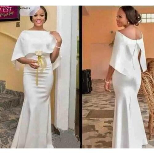 Nigerian Mermaid Bridesmaid Dresses African Summer Country Garden Wedding Party Guest Maid of Honor Gowns Plus Size Custom Made