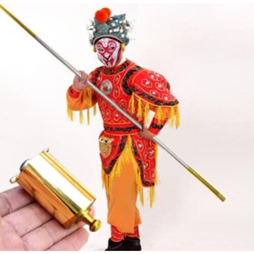Portable Steel Metal Magic Pocket Staff Outdoor Sport Martial Arts Staff Magical Wands practical Toys