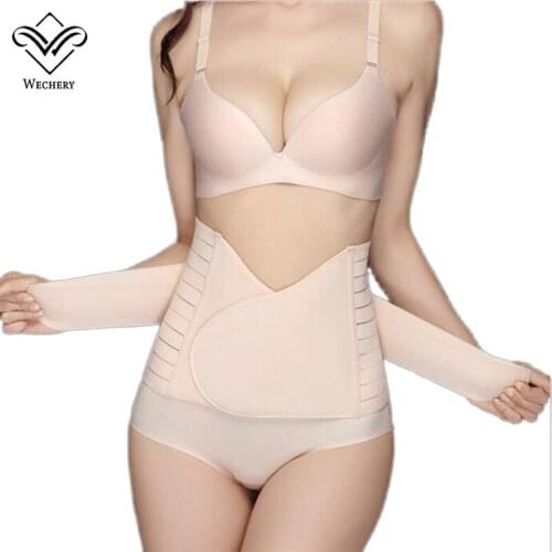 Wechery Belly Slimming Sheath Binder Waist Cincher Trainer Underwear Modeling Strap Stretch Abdomen New Belt Girdle Fajas Shaper