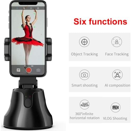 Apai Genie Smartphone Selfie Shooting Gimbal 360° Face Object Follow Up Selfie Stick for Vlog Live Video Record Youtube phone