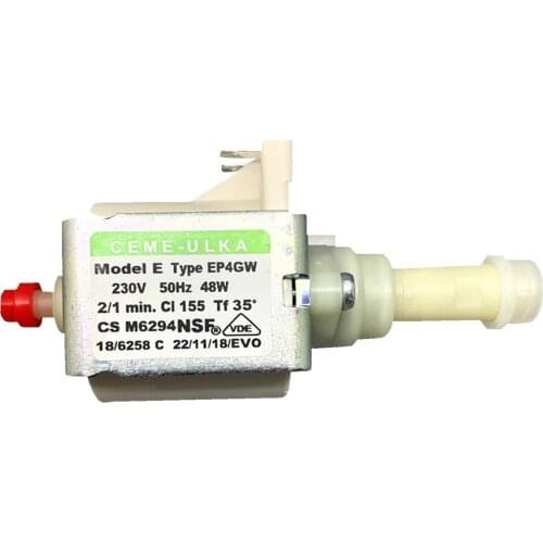 Brand new authentic CEME-ULKA Italy EP4GW electromagnetic pump 230V 48 Watt Coffee machine water pump