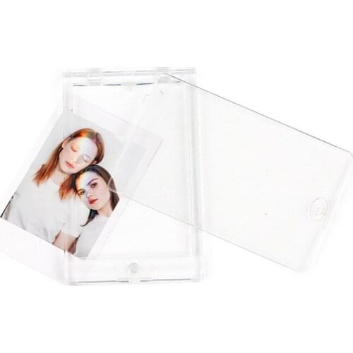 1Pcs 3 Inch Three-Dimensional Pendulum Table Display Storage Frame Desktop Picture Frame Photo collection Double-Sided