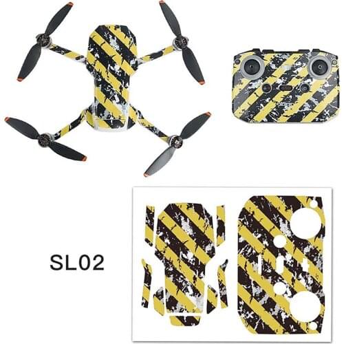 Waterproof PVC Sticker Body Skin Protective Arm Remote Control Protector for DJI Mini 2 Drone