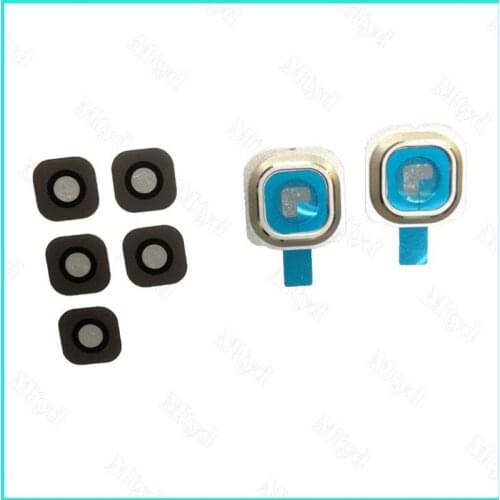 10PCS/LOT New Camera Glass Lens Cover for Samsung Galaxy S6 G920 S6 Edge G925 Rear Camera Lens + Lens Cover+ 3M Adhesive Sticker
