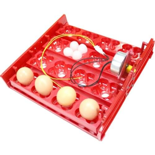16 Chicken Eggs 64 Quail Eggs Automatically Incubator Turn Eggs Tray 220V / 110V / 12V Motor Eggs Hatching Incubator Accessories